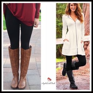 Venus cream tunic jacket